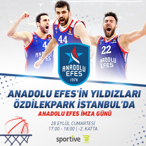 Anadolu Efes Spor Kulübü ÖzdilekPark istanbul'da İmza Günündeydi!