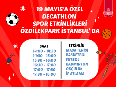 19 Mayıs'a Özel Decathlon ile Spor Etkinlikleri 